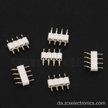 2,54 Pitch 4p White Round Pin Connector